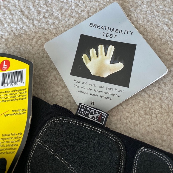 NWT FIRM GRIP Gloves Water Resistant Size Large - Picture 2 of 8